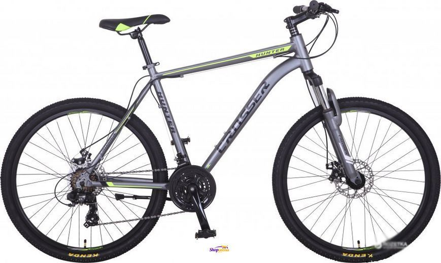 Велосипед Crosser Hunter-1*20 26" гірський алюмінієвий чорний Crosser Hunter-1*20 26" фото