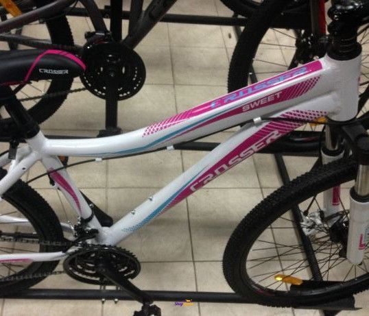 Велосипед Crosser Sweet -1*16 26" білий гірський алюмінієвий Crosser Sweet -1*16 26" фото
