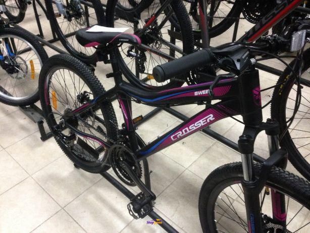 Велосипед Crosser Sweet -1*16 26" білий гірський алюмінієвий Crosser Sweet -1*16 26" фото