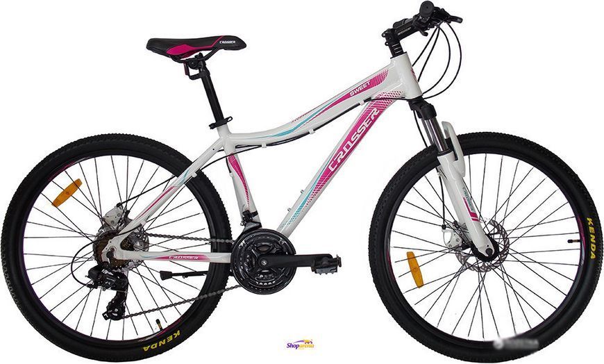 Велосипед Crosser Sweet -1*16 26" білий гірський алюмінієвий Crosser Sweet -1*16 26" фото