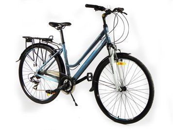 Велосипед Crosser City Life Lady 28" сірий гірський жіночий алюмінієвий Crosser City Life Lady 28 фото