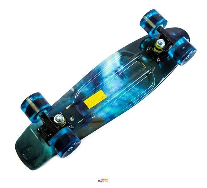 Пенниборд "Galaxy" 22" Світяться колеса. 727307608 фото